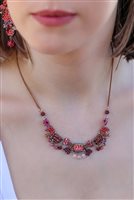 Collana Ayala Bar Donna Scarlet Bloom in Lega metallica Cristallo C3664 - C3664
